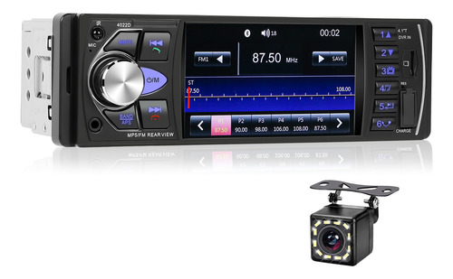 Estéreo De Coche De 4,1 Pulgadas, Estéreo Digital, Bluetooth