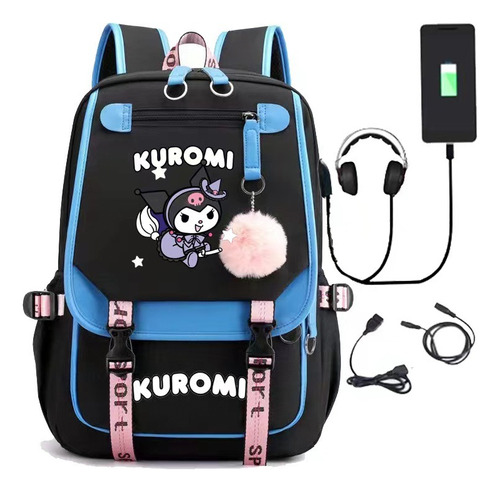 Gama Completa De Mochilas Kuromi De Dibujos Animados De Moda