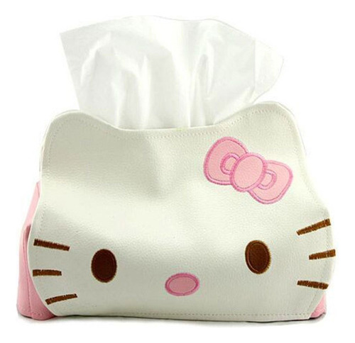 Hello Kitty Pu Dispensador De Pañuelos Caja De Pañuelos