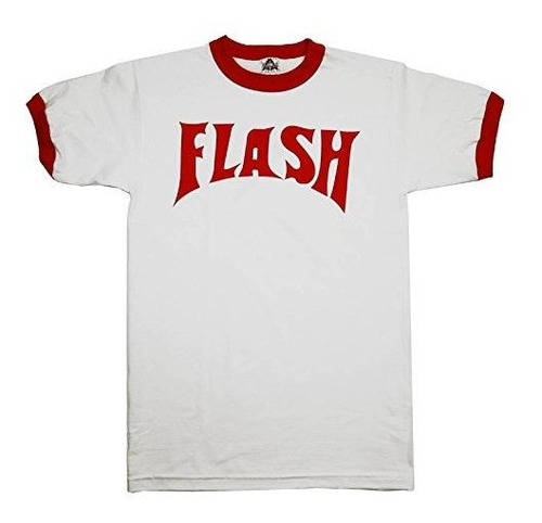 Flash Gordon Flash Ringer Perno De Adulto Camiseta L.