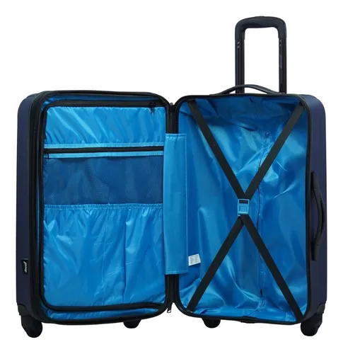 Set De Valijas Lsd X 3 Abs 18 20 Y 24 Con Ruedas 360° Azul