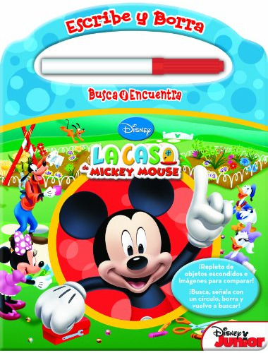 Libro Casa De Mickey Mouse Escribe Y Borra (busca Y Encuentr