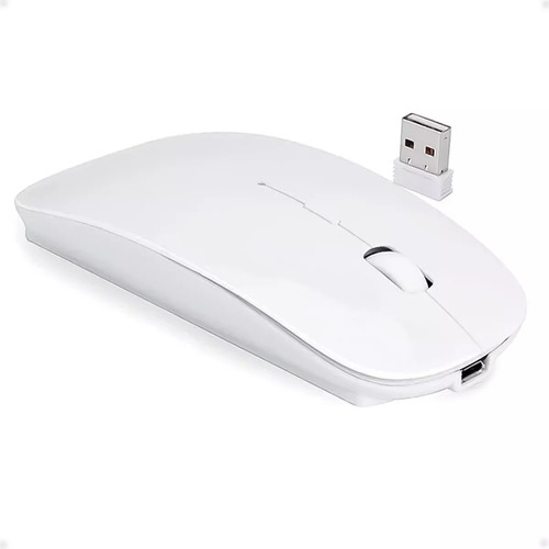 Mouse Bluetooth Inalambrico Recargable Usb + Dongle Usb Kubo