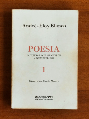 Poesia / Andres Eloy Blanco