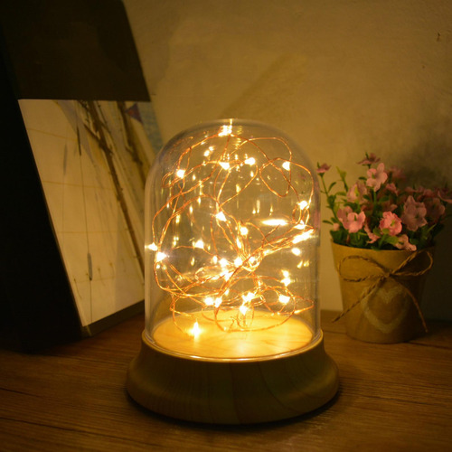 Luces Nocturnas Centro De Mesa Creativo Hecho A Mano Diy Led