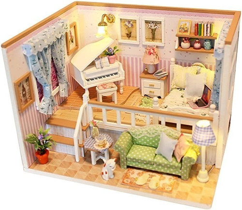 Flever Dollhouse  Kit De Casa En Miniatura Para Bricolaj.