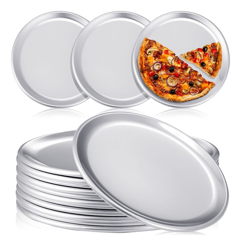 Juego De 12 Sartenes Para Pizzas De Aluminio Para Restaurant