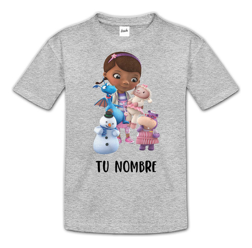 Remera Doctora Juguetes - Personalizado  Tu Nombre  Niños