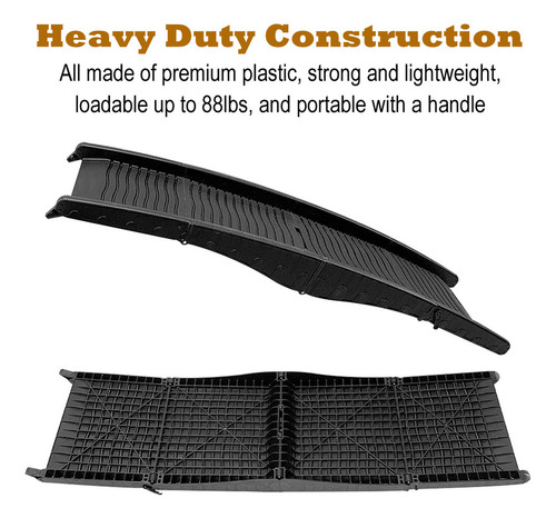 Cw Rampa Plegable Para Perros De 60 Pulgadas De Largo Para