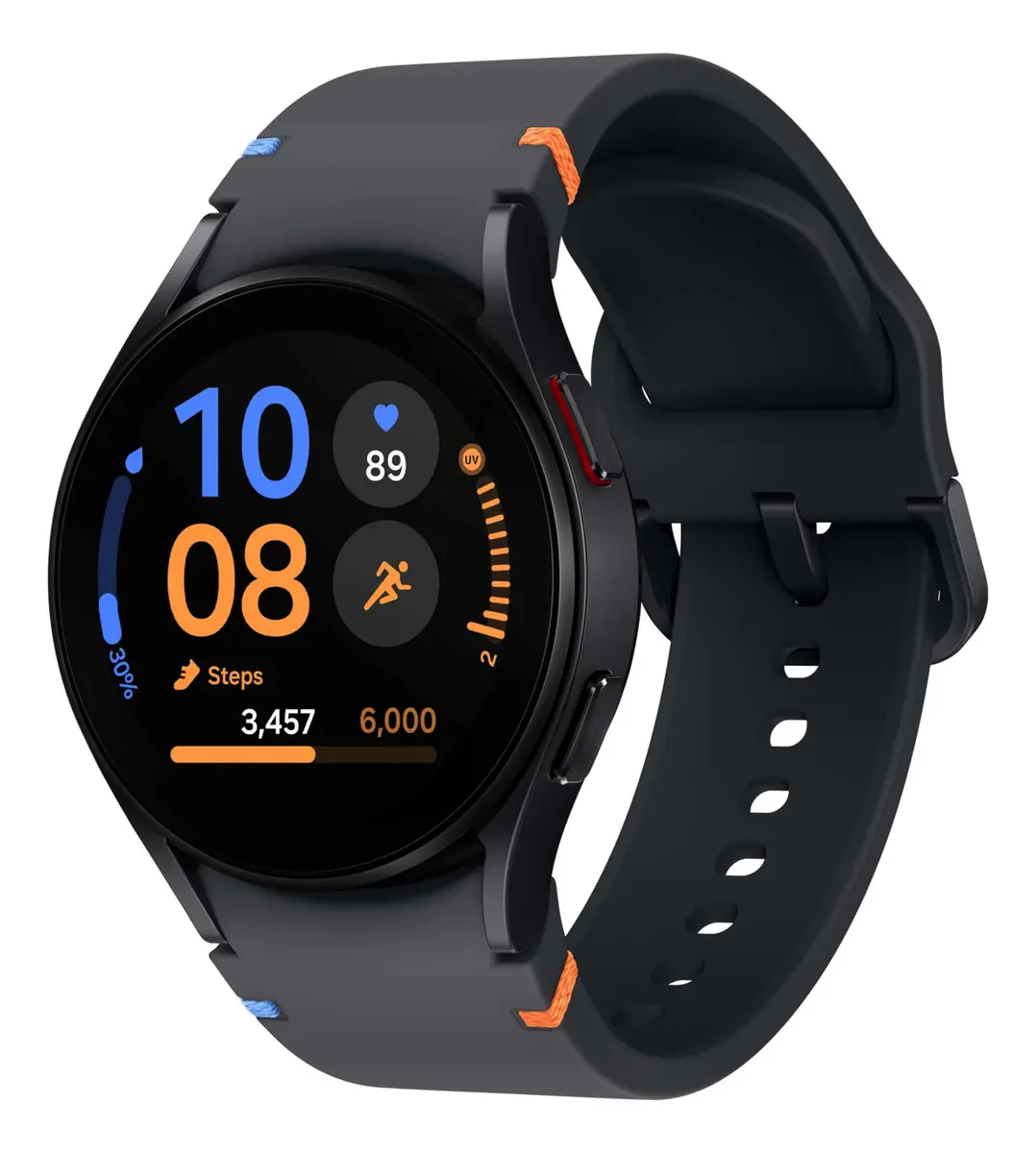 Relógio inteligente Samsung Galaxy Watch Fe Bluetooth 1.5 cor, design de capa, cor de malha, cor de malha, cor da moldura