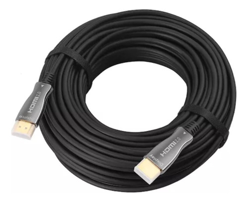 Cabo Hdmi 2.0 4k Fibra Ótica Ou Fibra Óptica 30 Metros