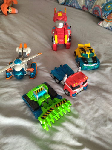 5 Juguetes De Transformers Preescolar (Usado)