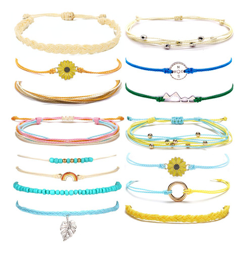 Choice Of All - Pulseras De Cordel Bohemias Para Mujer, Tobi