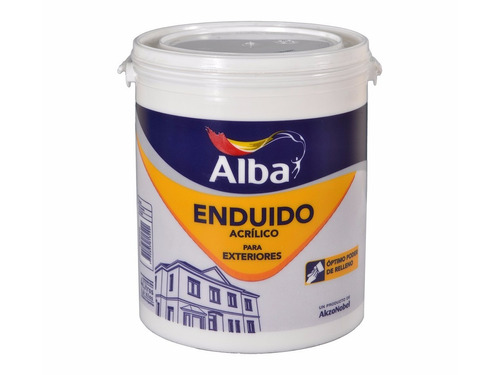 Enduido Acrilico Exterior Alta Performance Alba 20 Lt Miguel