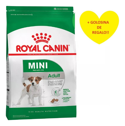 Royal Canin Perro Mini Adulto 7.5kg + Regalo!!