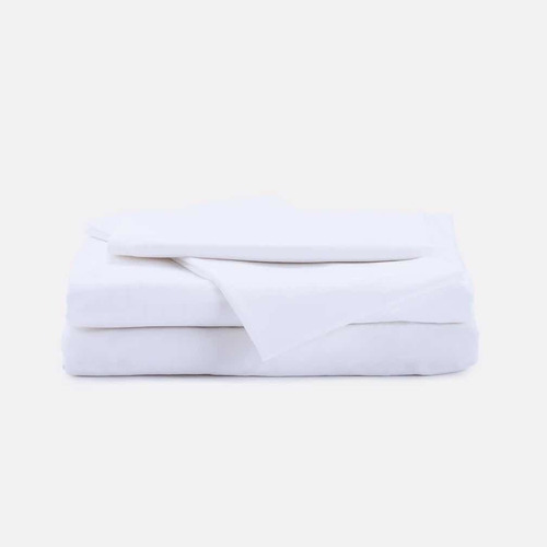 Imagen 1 de 2 de Funda De Almohada Hotelera Percal 180h 50x90 King Pack X 2