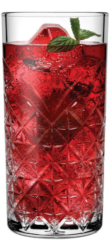 Imagen 3 de 5 de Set X 2 Vasos Tragos Limonadas Vidrio Elysia Alto Pasabahce