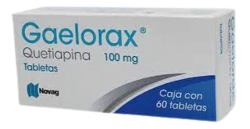 Quetiapina Gaelorax Caja Con 60 Tabletas De 100mg 
