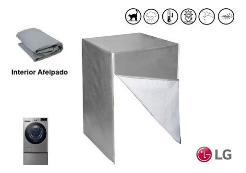 Protector De Secadora LG Frontal 22 Kg Df22vv2sr C/pedestal