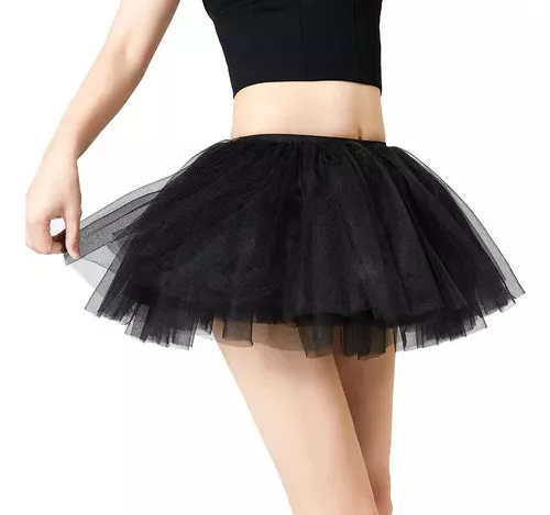 Falda tutu negro ballet, Moda de Mujer