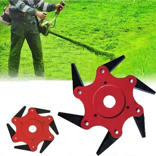 Disco Universal Para Cortacésped Con Hoja De Acero De 6 Dien