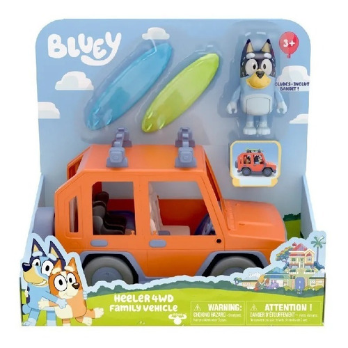 Imagen 2 de 7 de Bluey Auto Familiar Heeler 4 Wd + Figura C/acc 13018