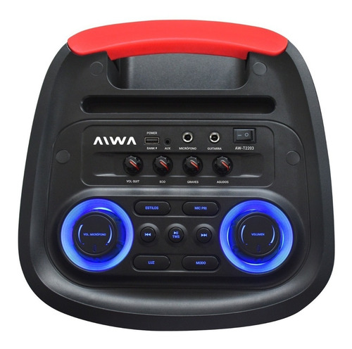 Parlante Torre Bluetooth Carry On 12500w Aiwa 2203
