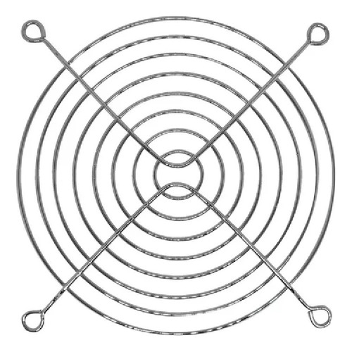 Grade Tela De Proteção Para Ventoinha Cooler 80x80mm