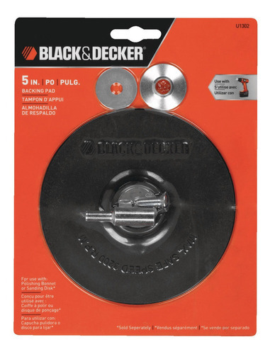 Disco De Borracha 5'' Adaptador Metálico Black+decker U1302