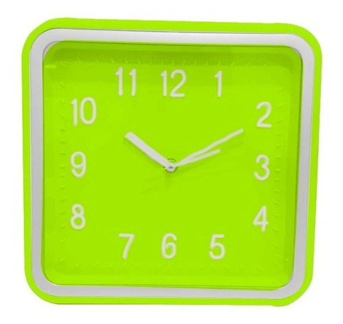 Reloj De Pared Cuadrado 27 Cm Kuchen