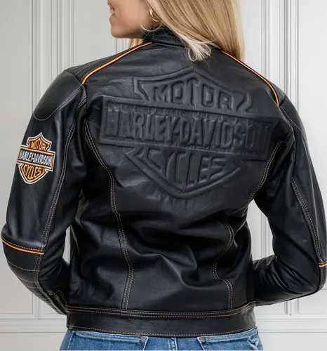 Jaqueta Feminina De Couro 100% Legítimo Motoqueiro