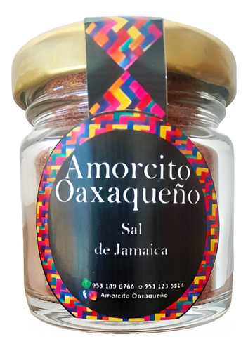 Sal Con Gusano De Maguey, Con Chapulin, Con Jamaica - 6botes