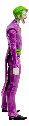 Figura De Acción Mcfarlane Joker Dc Rebirth 3'' + Cómic