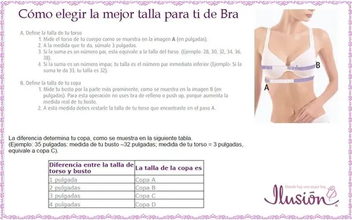 Calcular talla de brasier ilusión new arrivals