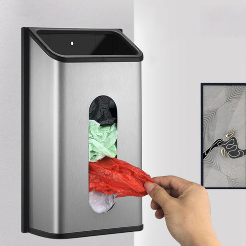 Soporte Para Bolsas De Plástico Cocina Basura Compras