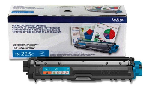 Toner Brother Tn 225 Cyan Original Alto Rendimiento