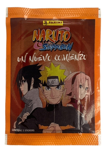 Panini 4628b Sobres Naruto Shippuden Un Nuevo Comienzo