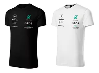 Pack X2 Remeras F1 Red Bull, Mercedes Algodón