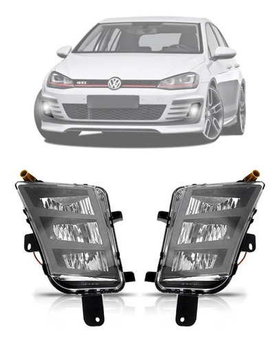 Par Farol Milha Golf Gti Led 2014 2015 2016