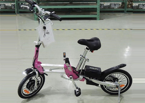 Bicicleta Electrica Plegable R.16 Bicitrend Laser Tv