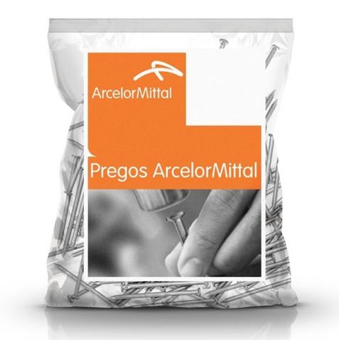 20kg De Prego Duas Cabeças 17x27 Arcelor Belgo