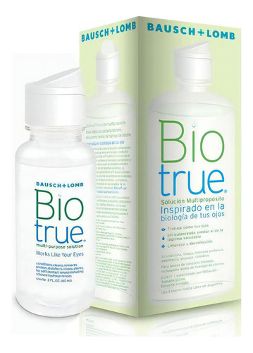 Bio Liquido Limpiador Desinfectant D Lentes D Contacto Viaje