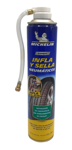 Imagen 1 de 5 de Infla Y Sella Neumáticos Michelin Reparador P/ Auto Moto