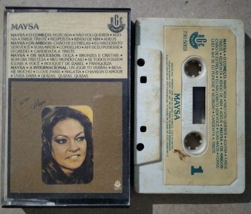  Fita K7 Maysa- Para Sempre- 1977- Original- Frete Barato