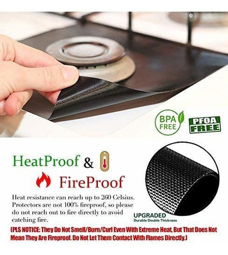 Set De 8 Protectores De Quemadores De Estufa A Gas