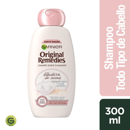Shampoo Garnier Original Remedies Delicatesse Avena 300ml 