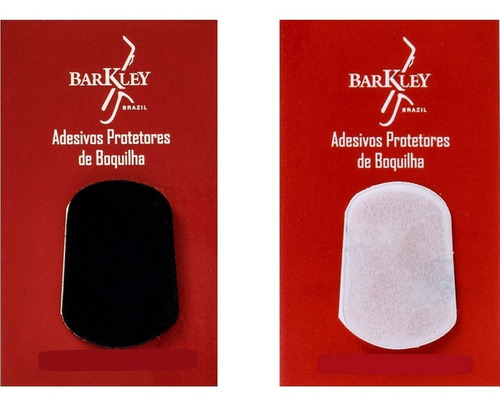 Kit 2 Adesivos Barkley Protetor Boquilha Massa Sax Alto