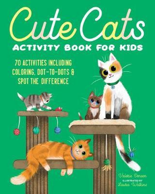 Libro Cute Cats Activity Book For Kids : 70 Activities In...