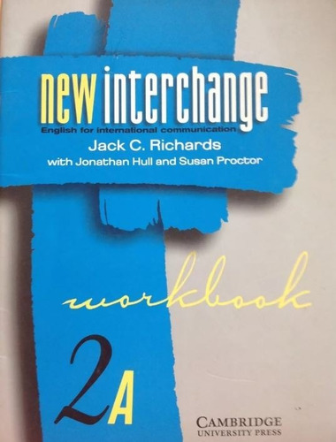 New Interchange Workbook 2a J Richards Zona Caballito
