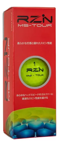 Pelotas De Golf Rzn Golf Ms-tour De Resina Caja De 3 Unida